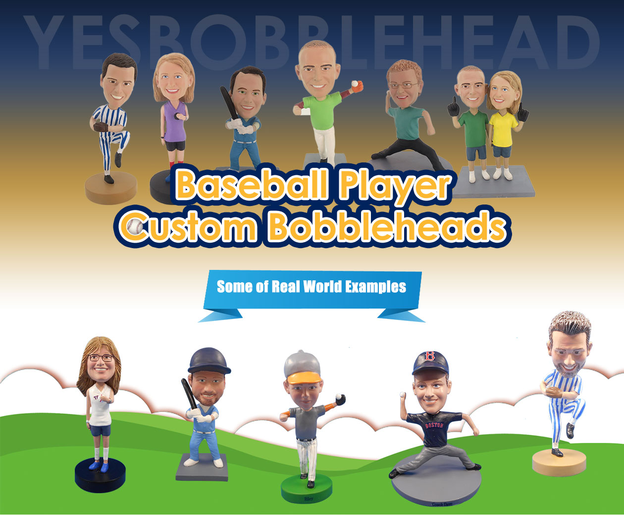 Baseball Player Custom Bobbleheads