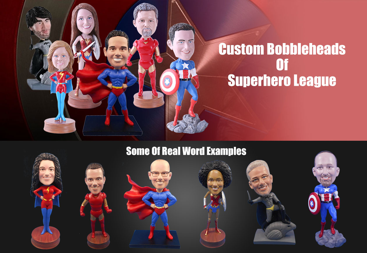 Superhero Custom Bobbleheads